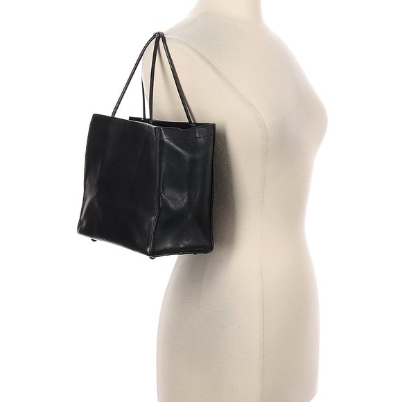 Vintage 1960s COACH Bonnie Cashin Black Lunch Bag Purse w/ Early Mexican Stripe - Picture 3 of 14